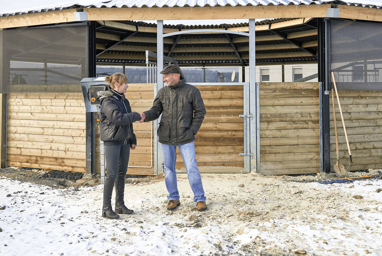 Reitanlage Wampen – Führanlage und Bewegungsbahn