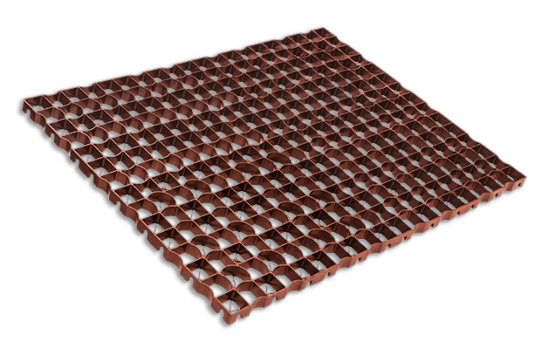 Freigestelltes ECORASTER TE40 XXL in terrakotta