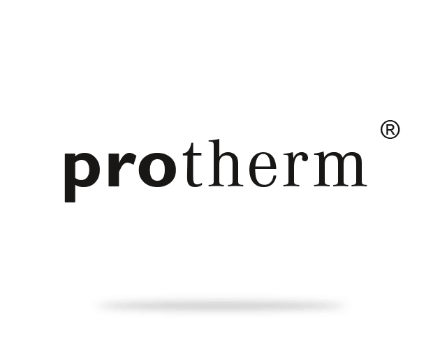 Freigestellter Schriftzug der protherm Tretschicht