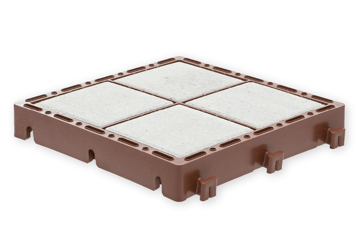 ECORASTER Bloxx terrakotta freigestellt